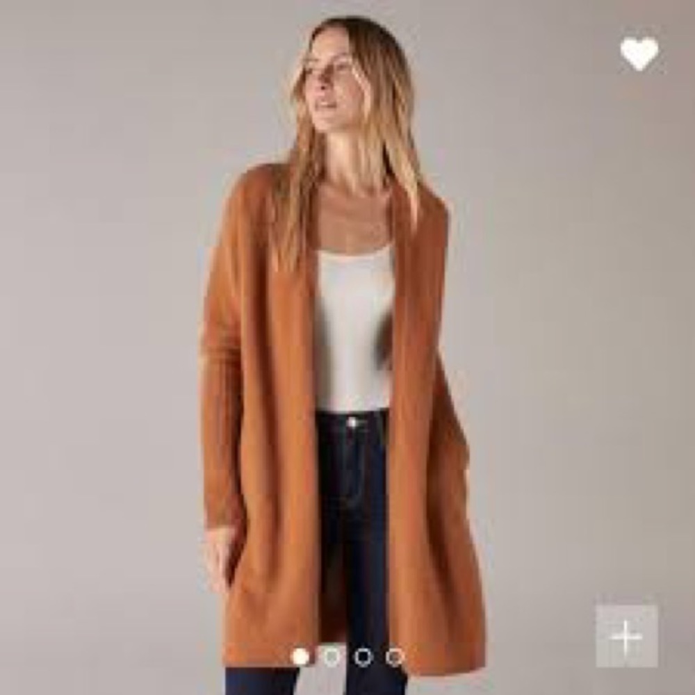 Naadam Bundle -  Long 100% Cashmere Cardigan & 100% Cashmere Crew Neck Sweater
